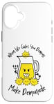 iPhone 16 Plus Funny Life Gives You Demons Make Demonade Lemons Lemonade Case