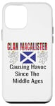 Coque pour iPhone 12 mini Clan MacAlister Tartan Nom de famille écossais Scotland