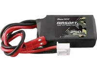 Gens Ace 250Mah 7,4V 35C 2S1p Airsoft Gun Lipo-Batteri Med Jst-Syp-Kontakt