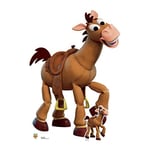 Lifesize Cardboard Cutout Bullseye Horse Toy Story 4 with free Desktop Cardboard Standee 134cm Tall