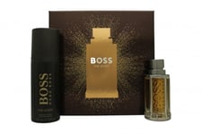 HUGO BOSS BOSS THE SCENT GIFT SET 50ML EDT + 150ML DEODORANT SPRAY - MEN'S. NEW