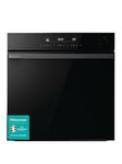 Hisense Hi6 Blackline Bsa66346Pdbguk Built-In Electric Pyrolytic Steam Add Plus, Wi-Fi Enabled Single Oven - Jet Black