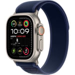 Apple Watch Ultra 2 GPS + Cellular - 49mm - Boîtier Natural Titanium - Bracelet Blue Trail Loop - S/M