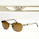 Emporio Armani 1997 Vintage Metal Sunglasses Mens Womens Silver Eagle 051 973