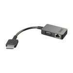 Lenovo 4X90J31060 Cable Gender Changer Onelink+ VGA/RJ45, sort