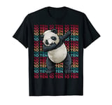 10 Years Old Panda Dabbing 10th Birthday Panda Party T-Shirt