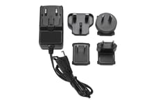 StarTech.com DC Power Adapter - 12V, 2A - Universal Replacement Power Adapter (NA, EU, UK, AU) (SVA12M2NEUA) - strömadapter