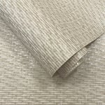 Metallic Twill Weave Holden Wallpaper 75982 Neutral Textured Woven Feature Wall