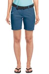 maier sports Lulaka Short pour femme 90% en PA 10% EL en 10 tailles et fonction beaucoup de couleurs, pantalon Outdoor/Pantalon/Bermuda avec ceinture, bi-élastique, séchage rapide et imperméable 5XL ensign blue