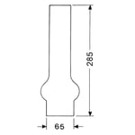 Lampeglass til parafinlampe 66055