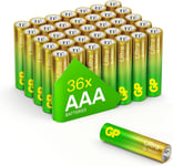 GP Batteries Ultra Alkaline AAA Batteries Pack of 36