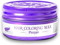 BARBERTIME Hair Styling Colouring Wax | Temporary Hair Dye | Purple Color 100 ml