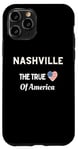 iPhone 11 Pro Patriotic Love Nashville USA The True Heart Of America Case