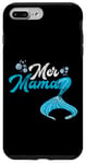 Coque pour iPhone 7 Plus/8 Plus Mer Mama Fête des Mères Sirènes Mère