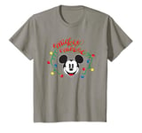 Youth Mickey Mouse Christmas Light Bulbs T-Shirt