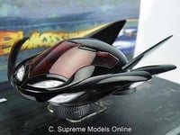 BATMAN & ROBIN BATMOBILE BATPLANE MODEL 1/43RD SIZE BLACK 3D EXAMPLE T3412Z(=)