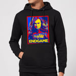 Avengers Endgame Captain Marvel Poster Hoodie - Black - XXL - Noir