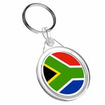 1 x South Africa Pretoria Flag  - Keyring IR02 Mum Dad Kids Birthday Gift #9121