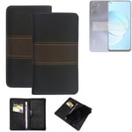 Wallet Case for Realme 10 Protective Case + Cell Phone Case Brown Booklet Snap C