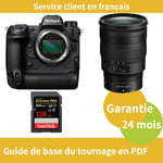 Nikon Z9 Camera+Objectif Nikon Z 24-70mm f2.8 S NIKKOR+SanDisk 128 Go Extreme PRO carte SDXC UHS-II