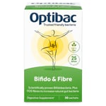 Optibac Bifido & Fibre - High in Fibre - 30 Sachets