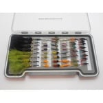 Cool Weather Trout Fishing Flies - 56 Flies Box Set, Fly Fishing Gift, NBX144