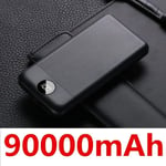 Power Bank 90000mAh Type C Micro USB Portable External Battery Charger iPhone