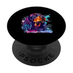 Gordon Setter Pop Art Figurine de race de chien PopSockets PopGrip Adhésif