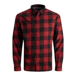 Jack & Jones Boys Check Shirts Long Sleeve Button Down Kids Shirts