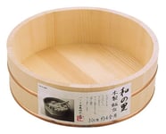 Pearl Wanosato C-2961 Wooden Japanese Pail Sushi Oke Rice Tub 30cm 4-GO w/Track#