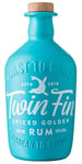 Twin Fin Spiced Golden Rum | Caribbean Rum Spiced in Cornwall | Smooth Vanilla, Exotic Citrus & A Light Smokiness | Pair with Ginger Beer & Lime Wedges | Epic Mojitos | 38% vol | 70cl