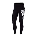 Nike Leg-A-See Swoosh Compression Leggings - Black/(White), M