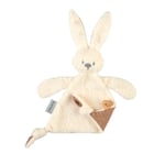 Nattou Doudou Lapidou Teddy triangle Glow BLANC