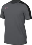 Nike Mens Academy 23 T-Shirt, Iron Grey/Black/Sunset Pulse, M EU