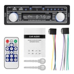 Autoradio MP3-soitin USB AUX Autoradio stereo MP3-soitin Bluetooth-yhteensopiva kaukosäätimen elektroniikkatarvikkeiden kanssa