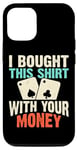 Coque pour iPhone 12/12 Pro Jeu de cartes de poker Jetons de jeu Bluff