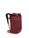 Osprey Transporter Roll Top Unisex Lifestyle Backpack Red Mountain O/S