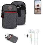 Holster + earphones for Samsung Galaxy M11 Belt Pouch