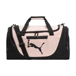 PUMA Women's Evercat Candidate Duffel Bag, Black/Light Pink, One Size