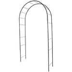 LOUIS MOULIN Arche "Basics" tube rond 16 mm noir 130x40x250 cm - Acier époxy