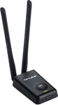 TP-Link trådlöst nätverkskort, USB, 300Mbps, 802.11b/g/n, svart (TL-WN8200ND)