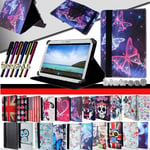 For Various 7" 8" 10" Samsung Galaxy Tablet -smart Stand Leather Cover Case +pen