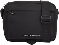 Tommy Hilfiger Men TH ELEMENT MINI MESSENGER, Black, One Size