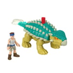 Fisher-Price Imaginext Jurassic World Dinosaur Toy Bumpy & Ben Figure Set for Pr