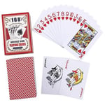 2 set/lot Bridge Baccarat 100% Pvc spelkort plast vattentät poker set matt polsk kort Texas Hold'em brädspel 58*88mm [LGL] 2 Red Deck