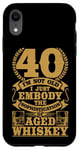 iPhone XR I'm not Old Whiskey Bourbon 40th Birthday Whiskey Drinker Case