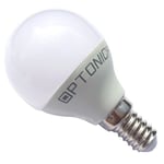 Lampadina sfera LED - 6W E14 G45 4500K Optonica Led