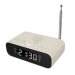 FM Radio 10m Wireless Range Stereo Speaker Sleep Timer Dual Alarm Clock Radio