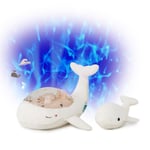 Cloud b Peluche veilleuse Tranquil Whale BLANC