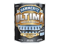 Hammerite Ultima Metal Paint Smooth Dark Grey 750ml HMMUMSDG750